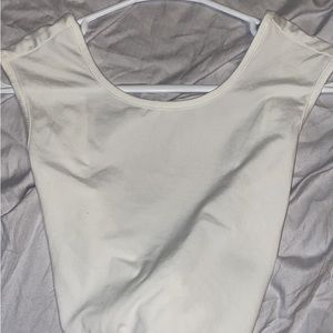 White crop top